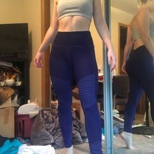 High Waisted Ribbed Leggings